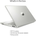 thumbnail image 3 of HP 15 Laptop, 15.6" Full HD IPS Display, 11th Gen Intel core i5-1135G7 Processor, 16GB RAM, 1TB SSD, Wi-Fi, Bluetooth, Webcam, HDMI, Windows 10 Home, Silver, 3 of 5