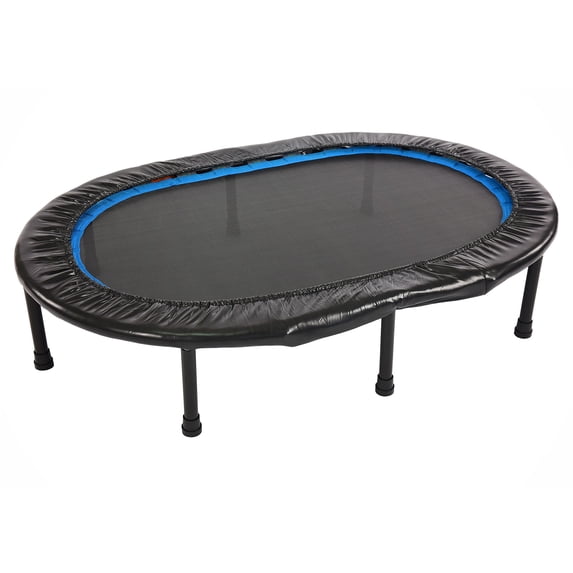 Open Box Stamina Compact Lightweight Rebound Oval Fitness Exercise Trampoline