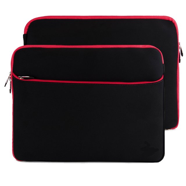 14 inch Laptop Sleeve Case - Protective Sleeve Bag for 14" Notebook Computer, Water-Resistant Portable Slim Case (Red)