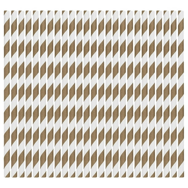 Fiudx Pajitas de Papel de Colores, Pajitas de Rayas Surtidas, Artículos Ecológicos para Fiestas, Decoración para Cumpleaños y Bodas, Manualidades Divertidas.
