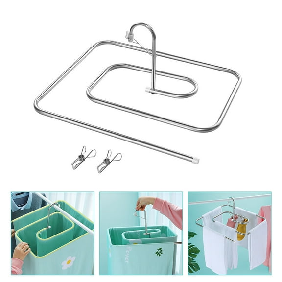 MLINS 1 Set Spiral Quilt Rack Blanket Hanger Quilt Rack Blanket Drying Rack with Clips