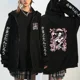 thumbnail image 2 of Sudadera con capucha de Anime Kochou Shinobu, chaqueta informal de Manga con cremallera, Harajuku, Demon Slayer, No Yaiba Kimetsu, abrigos de invierno y otoño, 2 of 4