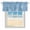 Blue, variant on Vintage Turquoise Starfish Kitchen Valances for Windows 60x18 Inch Kitchen Curtains Valances Rod Pocket Summer Coastal Beach Marine Bathroom Window Valances for Window Treatment Decor