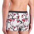 thumbnail image 4 of Kdxio Men's Boxer Briefs with Cherry Blossoms Print - Comfortable and Breathable Underwear for Everyday Wear, 4 of 7