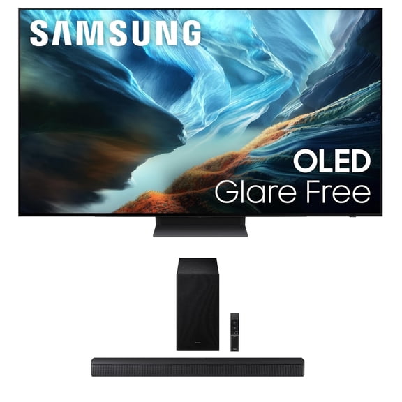 Samsung QN83S90HA 83" OLED TV with HW-B630F Soundbar and Subwoofer (2026)