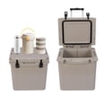 thumbnail image 2 of puresly 5L Insulated Wheeled Ice Cooler with Wheels And Handle Ultra-light Hard Rolling Cooler with Leak-proof Tight Latches for Beach Camping Picnics More, 2 of 9