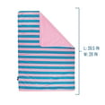 thumbnail image 2 of Wildkin Plush Velour Baby Blanket for Girls and Boys (Pink Stripes), 2 of 5