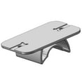 thumbnail image 3 of Car Rooftop Bicycle Rear Wheel Rack Quick Release Roof Rack Aluminum Alloy MTB Bike Upright Fixed Bracket iwith Complete Accessories, 3 of 10