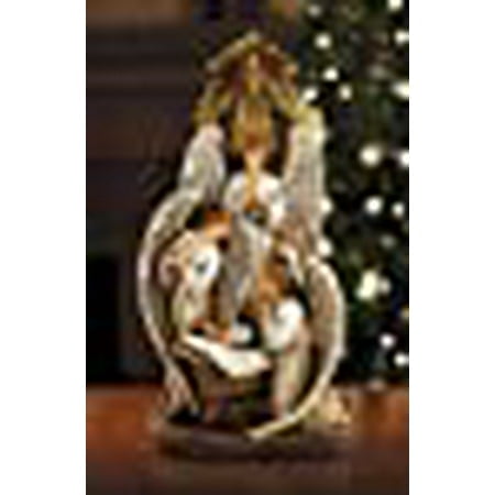 Avalon Gallery CBC Group Advent and Christmas Resin Figurine 13-Inch Angels in Adoration
