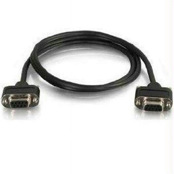 C2G  Cables To Go 3Ft CMG DB9 Cable F-F - Black - 3 Feet
