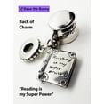 thumbnail image 3 of Coffee and Book Necklace - Book Stuff and Book Things Stainless Steel Snake Chain with Metal Alloy Charm, Elegant Book Club Coffee Cup Design, Perfect for Book Accessories, 3 of 7
