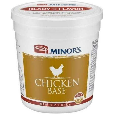 Minors No Added MSG Chicken Base 1 Pound -- 6 per case.