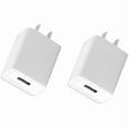 thumbnail image 1 of Chenchen White 2pcs Baby Bottle Warmer - USB Wall Charger, 5V 2A Fast Charging Power Adapter for iPhone, iPad, Samsung, Android, Kindle, 1 of 1