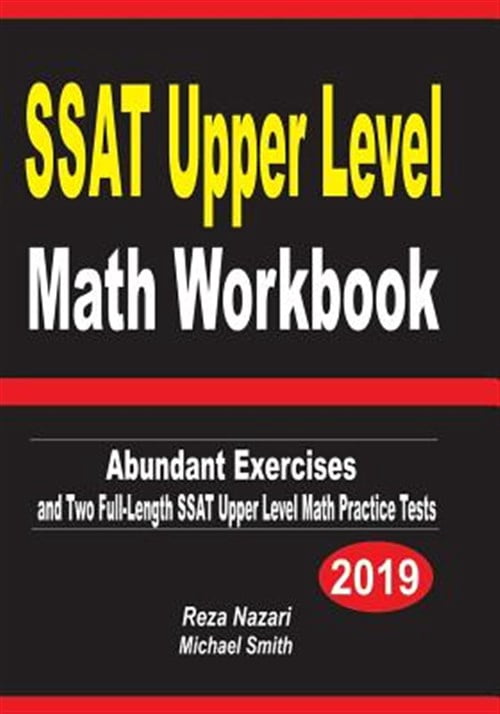 Pre-Owned SSAT Upper Level Math Workbook: Abundant Exercises and Two ...