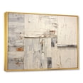 thumbnail image 2 of Designart "Close-Up Of The Beige Barn Door" Barn Floater Framed Wall Art Prints, 2 of 5
