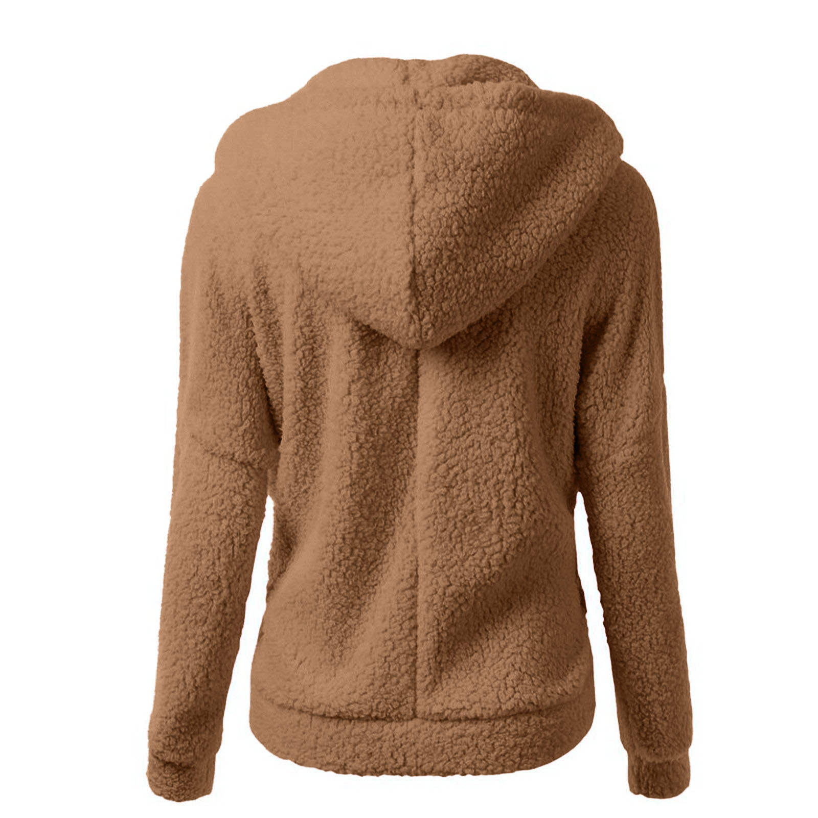 FAIWAD Fleece Jackets for Women Plus Size Hoodie Zip Up Sweatshirt ...