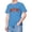 Blue, variant on Boy Tops 2t Round Neck Cartoon Print Back To School Shirt Loose Tee Tops Preppy Boys' Tops, Tees & Shirts, 9-10 Years, Purple