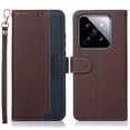 thumbnail image 1 of For Xiaomi 14 Pro KHAZNEH Litchi Texture Leather RFID Phone Case(Brown), iPhone 12 Pro Max, 1 of 6