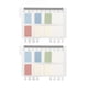 thumbnail image 4 of Notas Adhesivas Transparentes, Papel PET Multiusos 2 Juegos De Notas Adhesivas Translúcidas De Regalo 6 Colores Morandi Para Clasificación De Archivos, 4 of 7