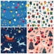 thumbnail image 5 of 24 Hojas de Material de Papel Tema de Navidad 2024 Papel de fondo para manualidades de impresión de flores de regalo para cortar a mano y hacer manualidades, 5 of 9