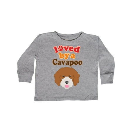 

Inktastic Cavapoo Dog Gift Gift Toddler Boy or Toddler Girl Long Sleeve T-Shirt