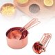 thumbnail image 4 of 16x Rose Gold Stainless Steel Measuring Cups and Spoons Engraved Measurements,Pouring Spouts & Mirror Polished, 4 of 5