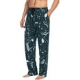 thumbnail image 5 of FREEAMG Men's Pajama Pants with Pockets Sleepwear Lounge Pants Stretch Casual Music Note Musical Symbol, 5 of 7