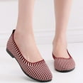 thumbnail image 2 of EHQJNJ Ladies Casual Shoes with Arch Support Flat Shoes for Women Round Toe Ballet Leisure Shoes with Arch Support Washable Comfortable Knit Shoes Wide Width Casual Shoes for Women, 2 of 8