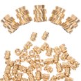 thumbnail image 1 of Minkissy 100Pcs Female Thread Knurled Nuts Copper Brass Embedment Nut For Diy Projects And Professional Use, 1 of 4