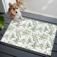 thumbnail image 3 of Sage Green Eucalyptus Entryway Rug 2'x3'&nbsp; Non Slip Front Door Mats, Spring Watercolor Botanical Leaves Entrance Rugs Indoor Outdoor Carpet, Washable Floor Mats Small Area Rug for Bedroom Kitchen, 3 of 8