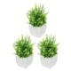 thumbnail image 3 of Bonsái artificial de 3 piezas, plantas falsas para decoración de interiores, pequeñas plantas artificiales para escritorio, plantas verdes realistas, decoración artificial, 3 of 8