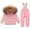 Pink, variant on breaise Boys Girls Insulated Snowsuit Winter Cozy Outdoor Skisuit Thicken Warm Hooded Snowsuit Kids Ski Jacket Pants Set 12Months-6Years