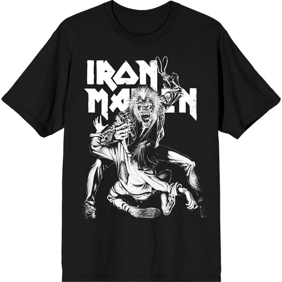 Iron Maiden Unisex T-Shirt No Prayer Claw Crop (Black)