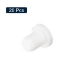 thumbnail image 4 of Uxcell 20Pcs White Rubber Stopper, S5.5 Plug Holes for 5.5mm / 0.22" Hole, 4 of 5