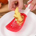 thumbnail image 3 of Puré de asfalto Cuchara para cocinar molida Cuchara de embudo Salteado Pala molida Cuchara de jengibre y ajo Batidor de huevos (rojo), 3 of 5