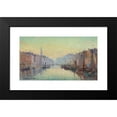 thumbnail image 2 of Colin Campbell Cooper 18x12 Black Modern Framed Museum Art Print Titled - A Canal in Rotterdam (circa 1910-1915), 2 of 5