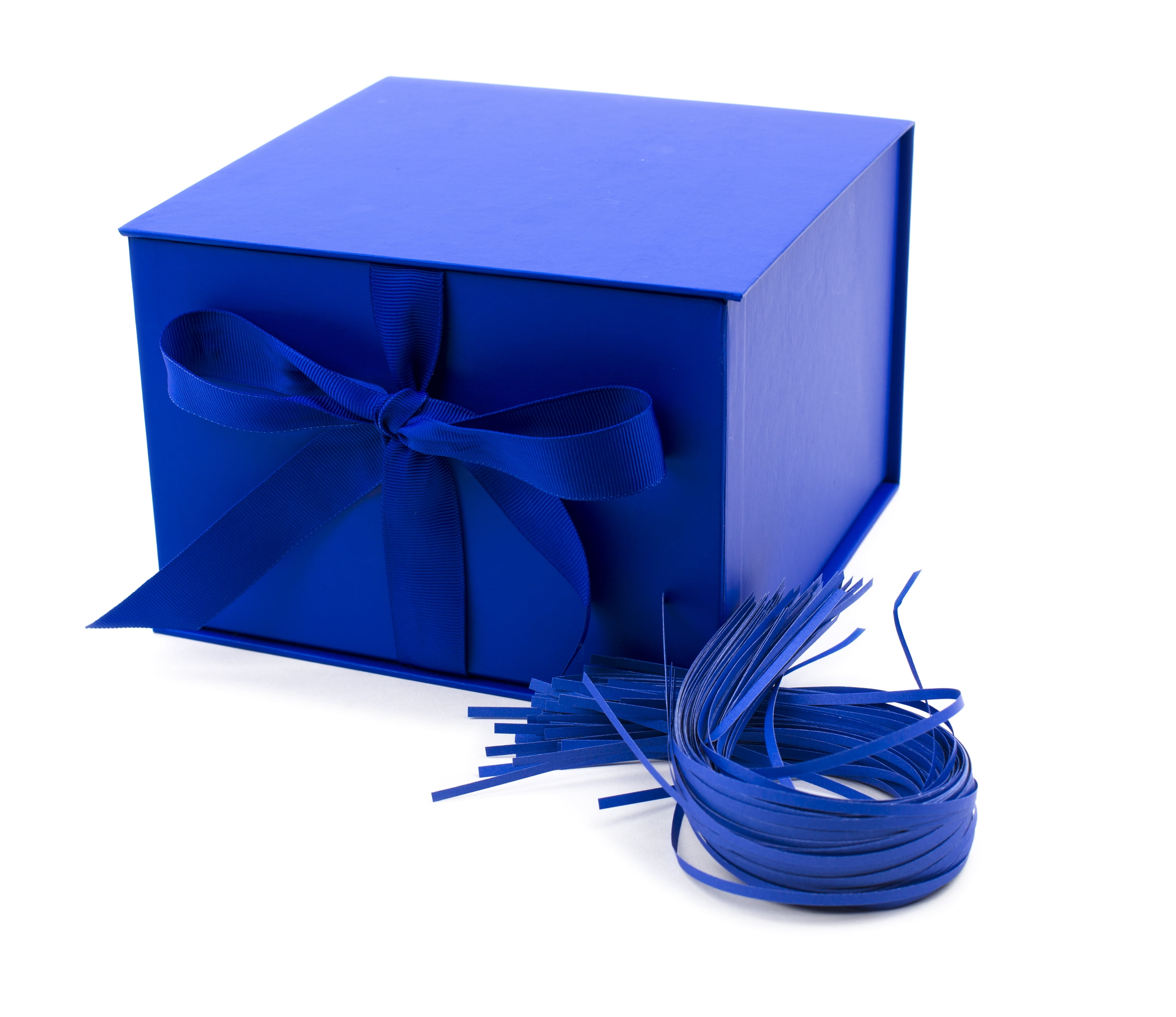 Hallmark Large Solid Color Gift Box (Navy Blue)