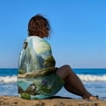 thumbnail image 3 of Landscape Butterfly Beach Towel Microfiber Beach Towels Sand Free Quick Dry Lightweight Travel Towels, 3 of 7