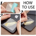 thumbnail image 3 of 9pcs 1.6x1.6 Inch Bird Feathers Stickers Plume Theme Stickers Self Adhesive Gold Metal Stickers Realistic Feather Metal Stickers for Scrapbooks DIY Crafts Phone Decoration for DIY, 3 of 9