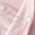 thumbnail image 5 of CAUYDY 3-6M 9-12M 18-24M Girls Sleepers for Newborn Baby Clothes Preemie Long Sleeve Romper Fall Winter Infant Girl Soft Pajamas Toddler Bodysuit Sizes 4-7 Months,Pink, 5 of 7
