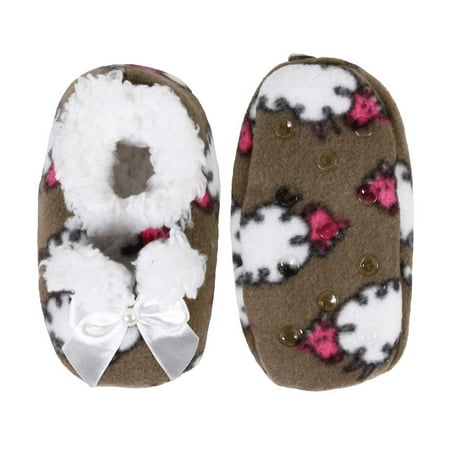 

Infants Toddler Soft Warm Cozy Fuzzy Slippers Non-Slip Lined Socks Shoes