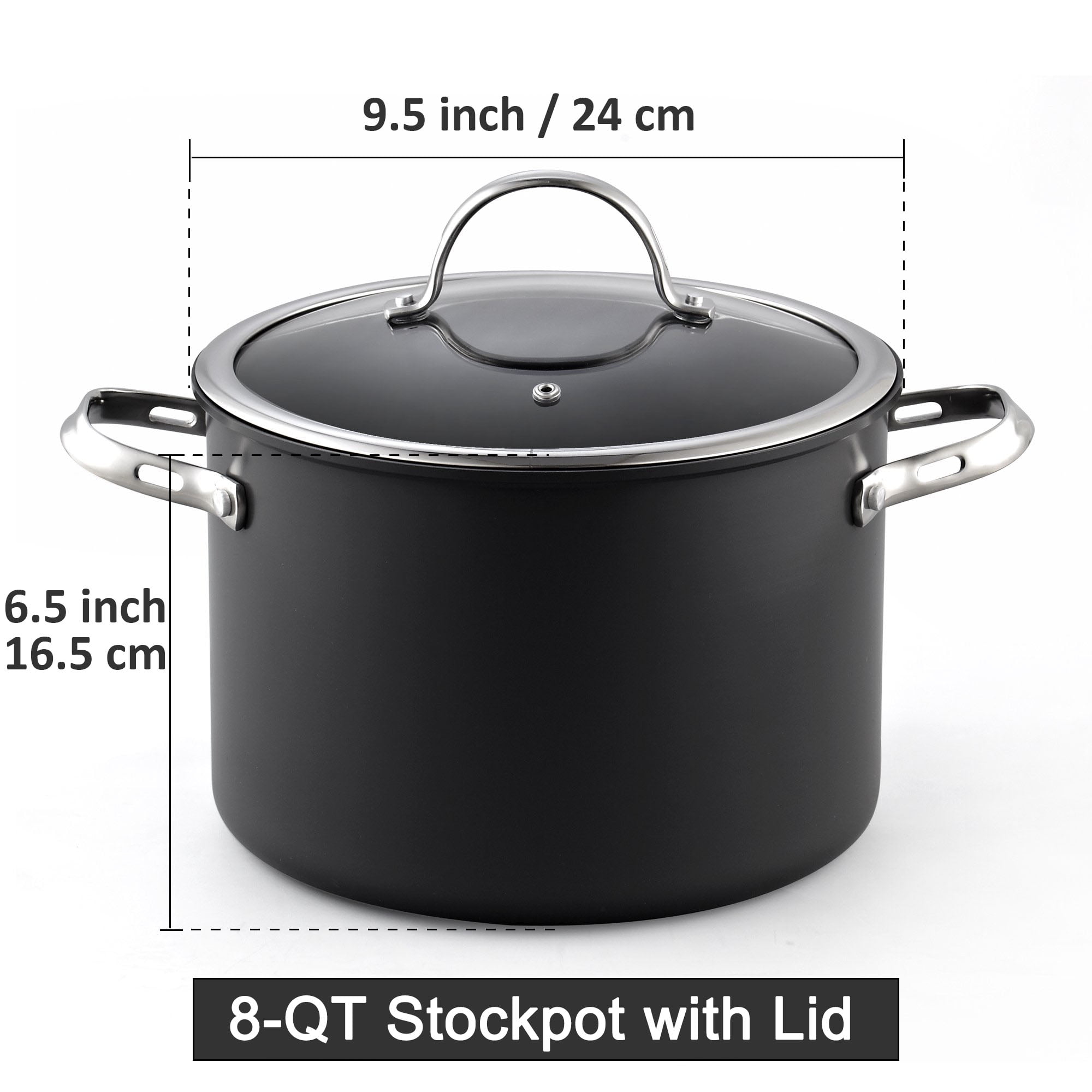8-Quart Stock Pot with Lid – Saveur Selects
