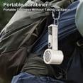thumbnail image 5 of Transparent Mecha High Speed Turbo Handheld Fan, USB Rechargeable Powerful Wind Cannon Cooler, Cooling Mode Digital Display Gadget for Teens Tech Lovers Outdoor Summer, 5 of 9