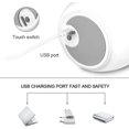thumbnail image 4 of Luz nocturna para niños, lámpara de noche recargable, Usb, silicona, pingüino, ayuda para dormir, Control táctil, regulable con luz cálida, 4 of 5