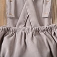thumbnail image 7 of Hirigin Newborn Baby Corduroy Sleeveless Romper Solid Color Backless Cross Strap Jumpsuit Summer Clothes 0-24 Months, 7 of 7