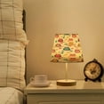 thumbnail image 6 of Ryvnso LED Bedside Table Lamp Cute Owls with Leaves Bedroom Desk Lamps Nightstand Lampshade S, 6 of 7