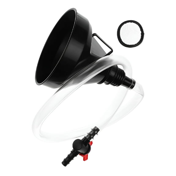 ZEPARO 1 Set Of Engine Oil Funnel Portable Funnel with Tube Convenient Funnel with Flexible Hose Oil Transmission Funnel Convenient Oil Funnel for Oil Change