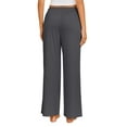 thumbnail image 4 of Ekouaer Pajama Pants for Women Soft Comfy Pajama Bottoms Casual Stretch Wide Leg Pants with Pockets, 4 of 6