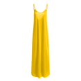 thumbnail image 4 of Youmylove Robes Maxi d'Été pour Femmes Robe Longue Unie à Col Rond Manches Longues Patchwork Mode Confortable Robes d'Été, 4 of 6
