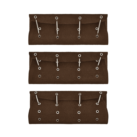RV Step Covers 22In Wide RV Step Rug for 8-10In Deep Campers Step Cover RV Stair Covers/Wide Radius Steps Brown